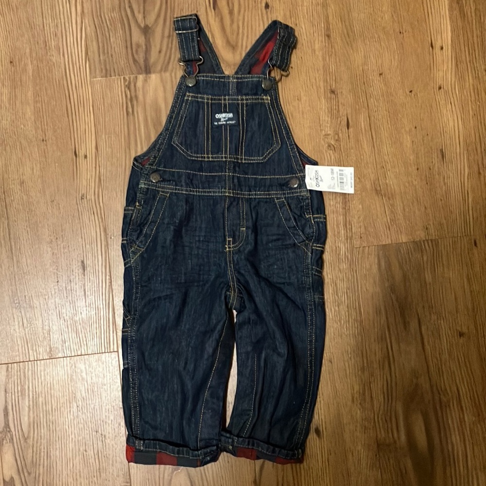 Oshkosh B’gosh overalls 12-18 mos